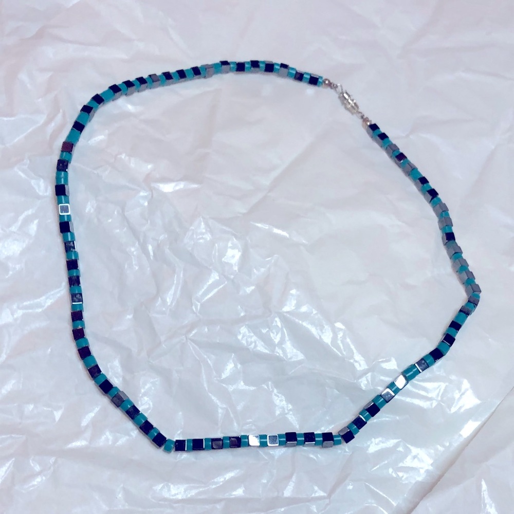 Silver and Turquoise Necklace